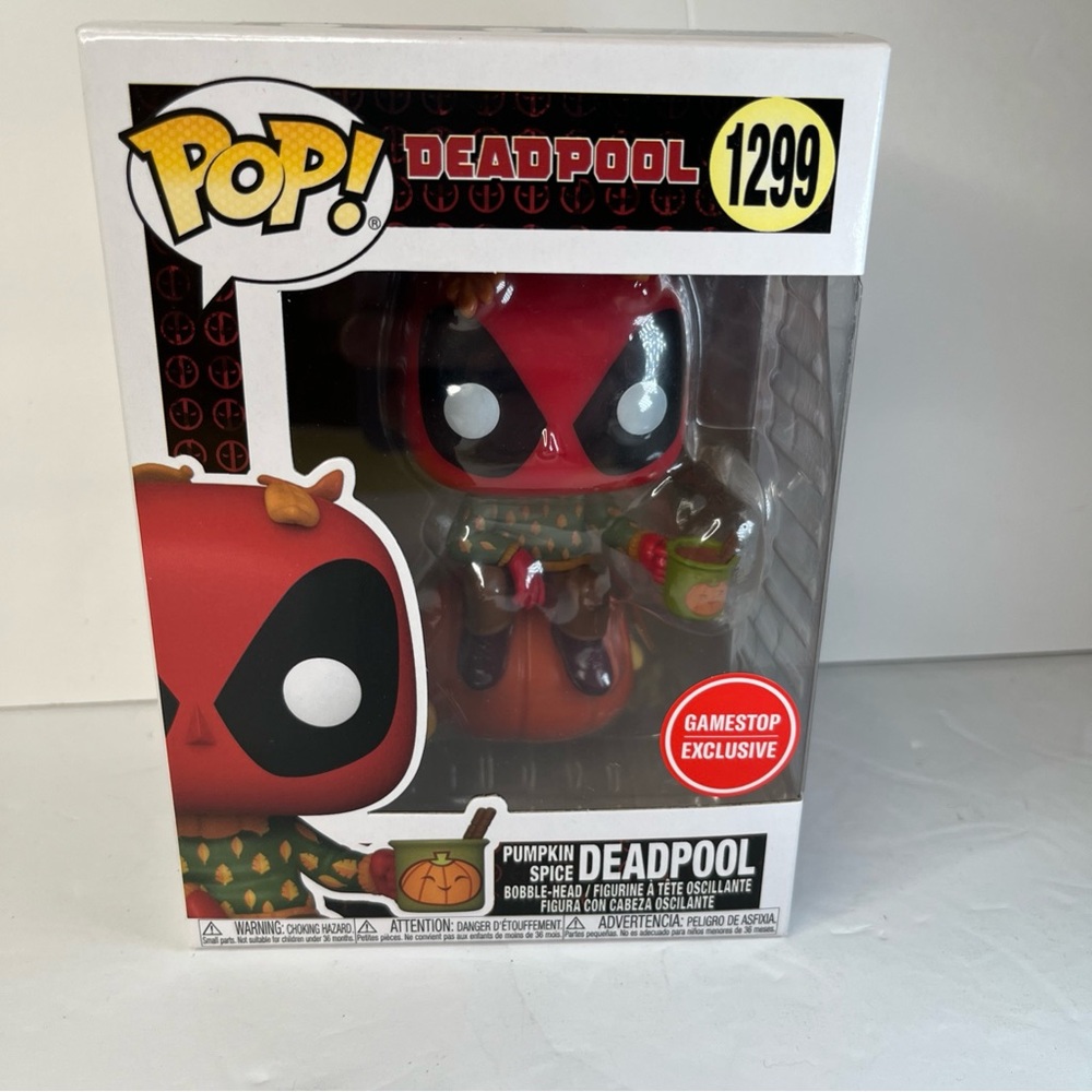 PUMPKIN SPICE DEADPOOL 1299 GAMESTOP EXCLUSIVE Funko Pop